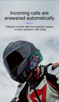 VAORLO-auriculares inalámbricos Y20 para casco de motocicleta, cascos con Bluetooth 5,3, manos libres, reducción de ruido, resistentes al agua, con luz RGB - details 10