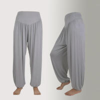 1 Uds. Pantalones de baile deportivos de Yoga suaves de algodón informales sueltos elásticos para mujer a la moda - details 29