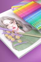 Lápices de Dibujo a Color Metálico y Macaron 72 Set de Madera de Aceite para Dibujo a Mano y Boceto de Arte para Adultos - details 3