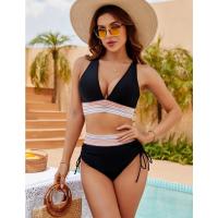 Conjunto de Bikini de Cintura Alta para Mujer Traje de Baño de Dos Piezas con Control de Barriga - details 2