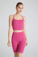 Pantalones cortos de yoga de cintura alta para mujer, secado rápido, levantamiento de cadera, fitness, correr, ciclismo, pantalones cortos cómodos transpirables de secado rápido - details 9