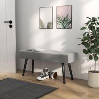 Taburete de Cama Multifuncional Moderno Banco de Acero con Cojín 120kg de Carga - details 17