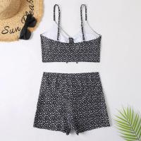 Bikinis de cintura alta para mujer _ bañadores con botones _ bañadores con motivos florales _ bóxers - details 10