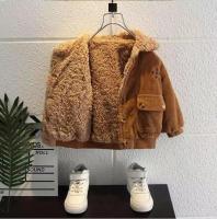 Chaqueta de Piel de Pana para Niños Cálida Abrigo de Invierno Moda infantil de Alta Calidad - details 13