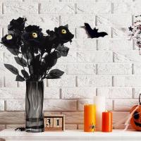 10 Uds. De globo ocular divertido de Halloween, globo ocular de simulación aterrador, decoración de fiesta de flores falsas, accesorios de fotografía de flores rosas artificiales - details 2