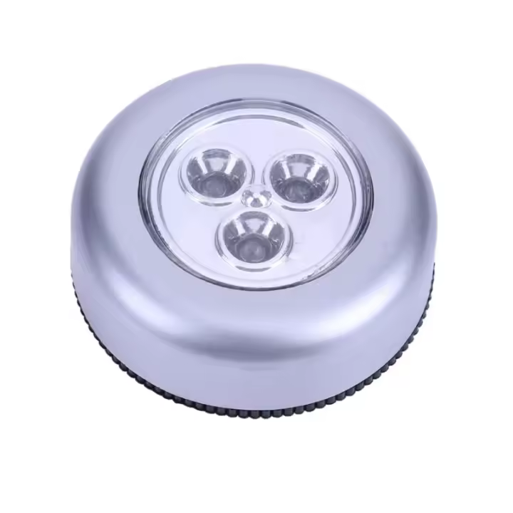 Palo de luz nocturna inalámbrico con batería LED, lámpara táctil, luz de empuje para armarios, encimeras, 3 paquetes - 1