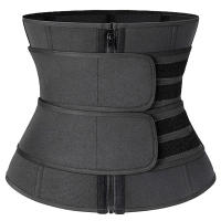 Entrenador de cintura MOCHI con cremallera, quemador de grasa del vientre, cinturón de sudor para Sauna, moldeador caliente de talla grande para adelgazar - details 0