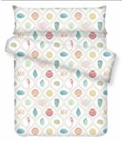 Funda de cama nórdica de 135 cm. Modelo moderno, juego completo con oso, microfibra muy suave y transpirable, funda de edredón, fácil de usar a máquina. - details 0