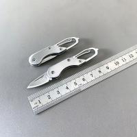 Mini Cuchillo Plegable de Acero Inoxidable Portátil para Acampar al Aire Libre - details 0