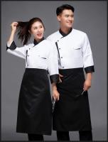 Chaqueta de Chef de restaurante para hombre, ropa de trabajo de cocina y cafetería de manga larga, abrigo de cocina para panadería, Tops, uniforme de Chef de sushi, conjunto corto - details 4