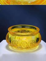 Adornos de vidrio de estilo tibetano, tesoro del Dios de la riqueza de los cinco caminos, almacenamiento de lingotes de oro, tesoro de adornos para el hogar - details 8