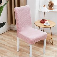 Funda Elástica para Silla de Comedor Paquete de 4 Diseño Moderno de Jacquard - details 1