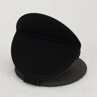 Espejo de escritorio de cuero Pu, espejo de maquillaje plegable Circular delicado de Color sólido, fácil de llevar, peso ligero - details 6