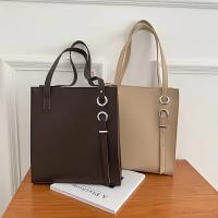 Bolso Comutador Minimalista Cinturón Ajustable, Cierre de Cremallera, Espacioso para Trabajo y Salidas Casuales Marrón Café/Dark Brown/Negro/Khaki - details 9