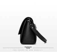 Nuevo bolso de hombro de cuero suave de moda, bolso de mujer de mensajero de múltiples capas con patrón de lichi - details 4