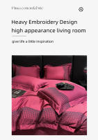 Juego de Ropa de Cama de 4 Piezas en Color Sólido de Algodón Pima Bordado Nuevo para Hotel o Hogar - details 7