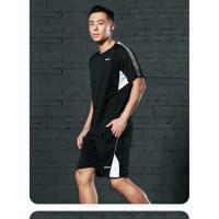 Traje de manga corta de secado rápido para hombre, ropa de fitness deportiva para correr al aire libre, LT311, Verano - details 14