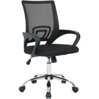 Ergonómica con Ruedas de Nylon con Malla Transpirable en Color Negro |   Modelo Aitana - 96 x 48 x 59 cm - details 0