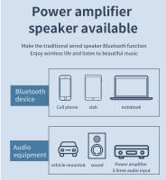 -adaptador AUX para coche, receptor de Audio con Bluetooth 5,4, AUX a USB, compatible con Reproducción USB, con micrófono, para viajes, autoconducción - details 6
