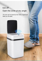 Cubo de basura de inducción inteligente para baño, cesta de papel, cubo de basura táctil automático para Cocina - details 2
