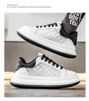 Zapatos zapatos de hombre 2025 verano nueva marca de moda transpirable zapatos deportivos suela gruesa aumentando casual pequeño blanco zapatos de junta - details 14