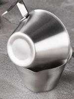 Taza de extracción de Espresso de 100ML, acero inoxidable 304 con escala, gruesa, exquisita taza de café de onza, accesorios para el hogar, cocina y cafetería - details 14