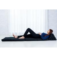 Cómodo Colchón De Suelo con Cojín De Lectura, Futón Japonés, Cama Plegable O Esterilla De Masaje Tailandés, 170 x 53 cm, Azul Claro - details 342