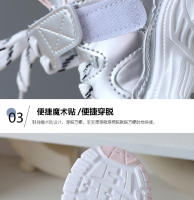 Nuevas zapatillas de cuero para niños y niñas, zapatos medianos antideslizantes, informales de suela suave - details 5
