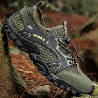 Zapatos antideslizantes resistentes al desgaste para exteriores para Hombre, Zapatos de senderismo, zapatillas de senderismo para correr, Zapatos rápidos para exteriores para Hombre, Invierno - details 2