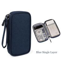 Bolsa de almacenamiento para dispositivos electrónicos, estuche organizador Digital para auriculares, tarjetas SD, unidades de cables USB, Kit de viaje, bolso de embrague - details 10
