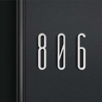 Placa de Número de Puerta Moderna Grande de 100mm Sier Seldhesive para Exteriores de Casa y Apartamento Pegatina de Dirección de Caja de Correo - details 7