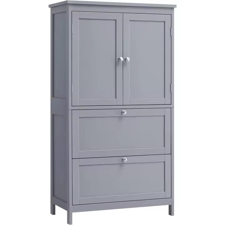 Mueble de Baño VASAGLE Armario de Cocina con 2 Cajones y 2 Puertas Estante Regulable - 1