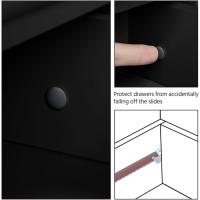 Armario de Baño de Madera Ajustable con Cajón y Estante Diseño de Doble Puerta para Sala de Estar Entrada Blanca Almacenamiento de Cocina Multiusos - details 14