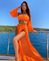 Bikini para mujer, traje de baño de dos piezas, ropa de playa, conjuntos de 2 uds., 2021 - details 30
