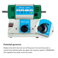 Máquina pulidora de ruedas de tela multifuncional 800-10000rpm 320W 20*15cm/7,87*5,9 pulgadas para cortar, tallar, perforar, moler y pulir - details 2