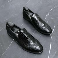 Nuevo 2023 zapatos de oficina de cuero genuino de vestir de negocios para hombres, zapatos casuales Mokasin Gommino - details 1