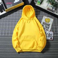 2023 Primavera Otoño Hombres y Mujeres Casual Sudadera con Capucha Color Puro Deportes Sudadera con Capucha Sudadera Top - details 2