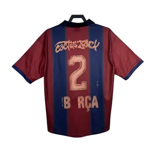 Camisetas de fútbol retro, Camiseta de esqueleto local del BarcelonaES 2000-01 - 1