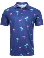 Polo de manga corta para hombre con estampado 3D de Hawaii, camiseta holgada de gran tamaño, top callejero genial, traje de verano - details 7
