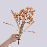 Rama de narciso Artificial de tacto Real, flor de narciso de seda hecha a mano elegante, flor falsa de lujo, escritorio para sala de estar - details 9