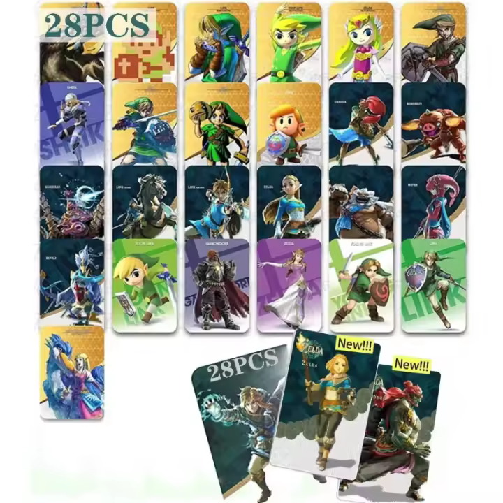 Cartas Nfc Estándar Para Amibo, The Legend Of Zelda King, 26 unidades - 1