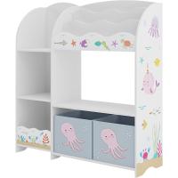 Estantería de Libros para Niños con Dos Cajones Plegables Diseño de Dinosaurio 100 x 93 x 30 cm - details 8