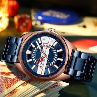 Reloj de Cuarzo CURREN 8403 Reloj de Tira de Acero con Calendario Estilo de Negocios y Ocio para Hombres Reloj de Pulsera de Cuero Automático - details 9