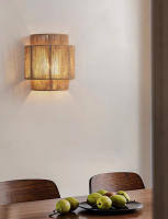 TOMAXIN B&B lámpara de pared retro con ambiente cálido, lámpara de pared de cuerda de cáñamo junto a la cama del pasillo - details 7