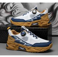 Zapatillas Deportivas Coreanas Transpirables Suela Suave con Cordones Giratorios para Hombre - details 17