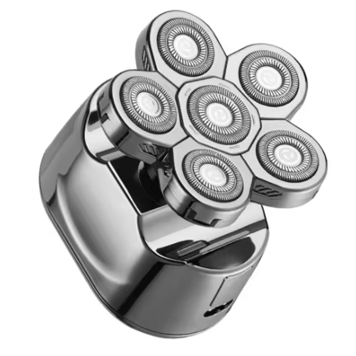 Afeitadoras eléctricas para hombres, Kit de afeitado rotativo, recargable, en seco y húmedo - 1