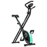 Bicicleta de Ejercicio Plegable Estática con Volante de Inercia Sistema Silence Fit, Sin y Con Respaldo, Manillar y Sillín Regulable, Pulsómetro, Pantalla LCD, Soporte para Dispositivos, Ruedas - details 19