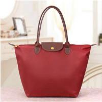 Bolso plegable de nylon con asa superior para mujer，estilo clásico，tamaño 42*27*19CM - details 4