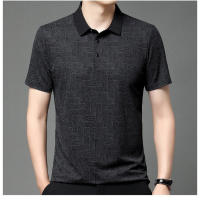 Polo de Seda de Hielo de Alta Elasticidad Camiseta de Manga Corta para Hombres - details 3