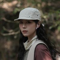 Gorra de béisbol de ala corta de Color sólido Simple, sombrero de sol con protección solar de estilo japonés, gorra con visera ajustable de secado rápido para calle - details 8